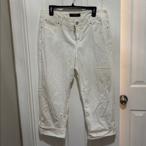 Nine West White Cropped Jeans - Capris